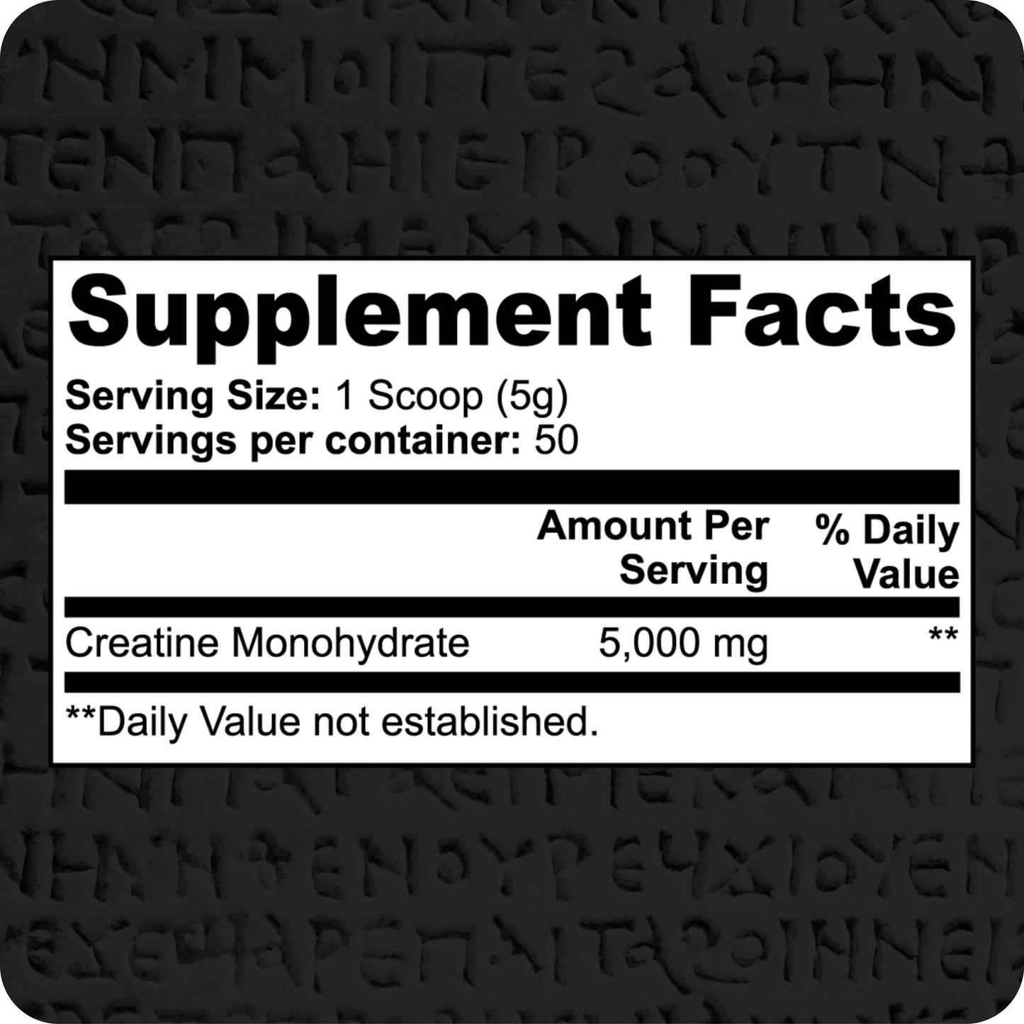 Creatine Monohydrate