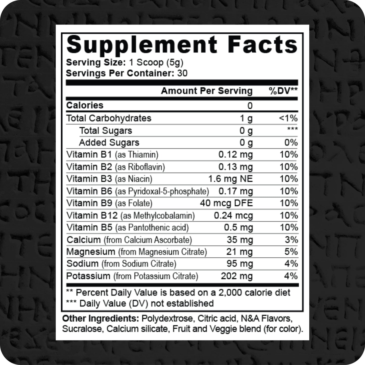 Hydration Powder (Lemonade)