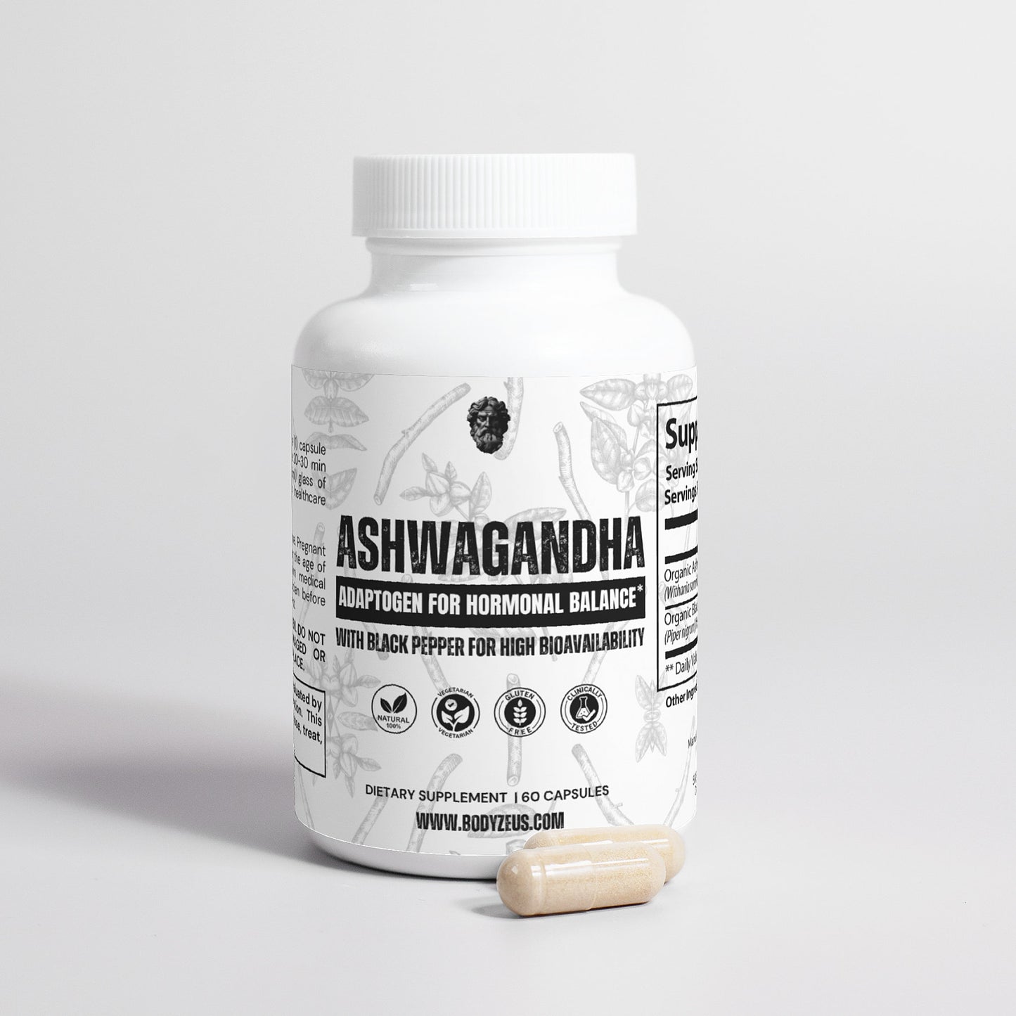 Ashwagandha 1,300mg | 60 Caps