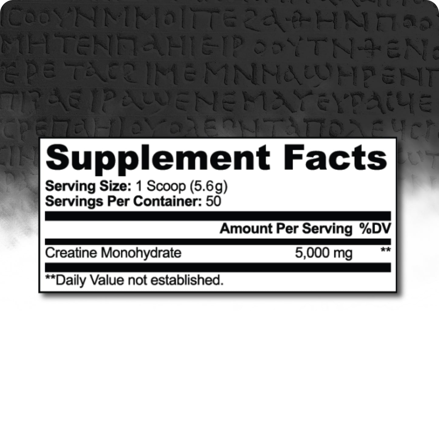 Creatine Monohydrate (50 servings)
